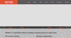 Desktop Screenshot of nettek.co.za